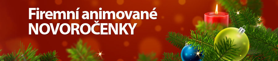 Firemní animované novoročenky